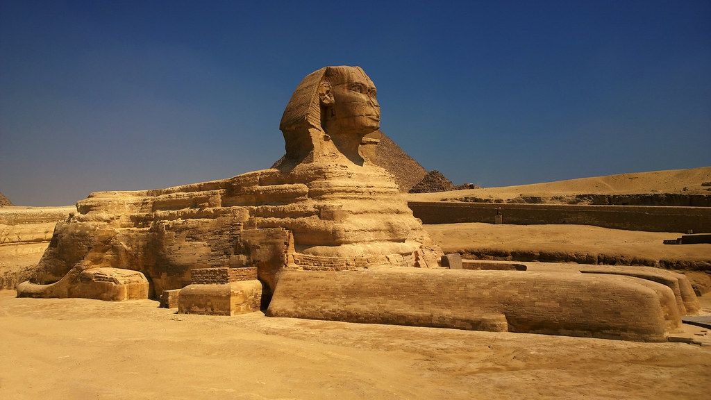 Giza pyramids & Sphinx